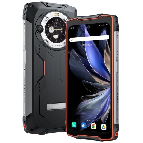 Telefon mobil BV9300 Pro 256GB 12GB RAM Dual Sim 4G Black Orange