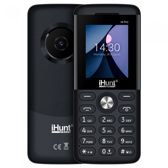 Telefon Mobil i4 Pro Dual SIM Bluetooth Camera Foto Lanterna FM Radio Baterie 800mAh Negru