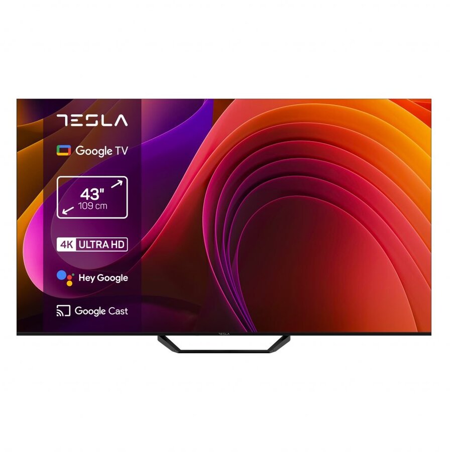 Televizor Google TV DLED 43E655BUS 109Cm UHD 270Cd/m2 VESA 200x200mm Negru