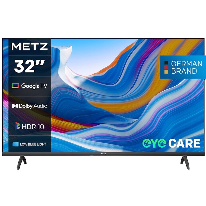 Televizor LED 32MTE6000 80cm 32inch Smart Google TV HD Ready Class E Model 2024 Negru