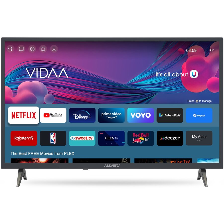 Televizor LED Smart 32iPlay6000-H  81cm 32inch HD Black