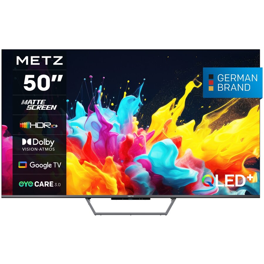 Televizor QLED 50MQE7600Y 126cm 50inch Smart Google TV 4K Ultra HD Clasa F Model 2024 Negru