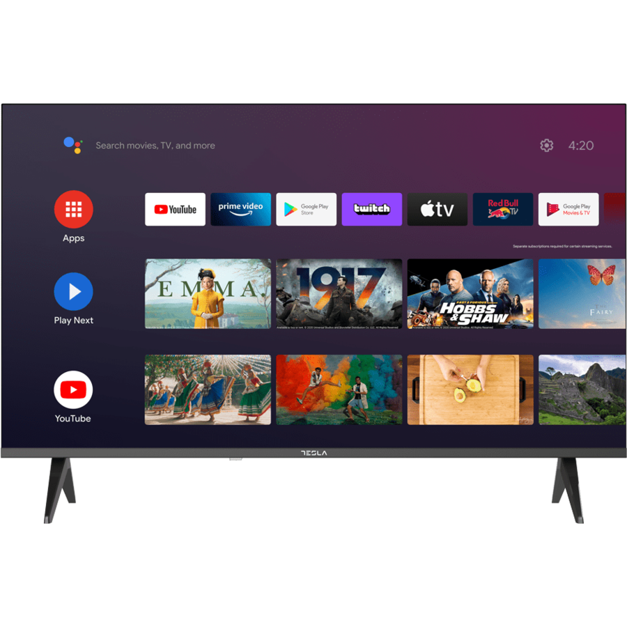 Televizor Smart LED 32E635BHS 81cm HD Frameless Android TV 11 Clasa E Negru