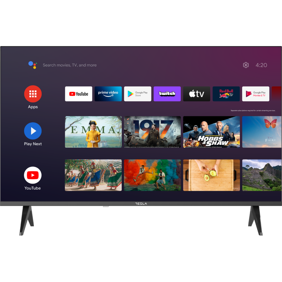 Televizor Smart LED 40E635BFS 101cm Full HD Frameless Android TV 11 Clasa E Negru