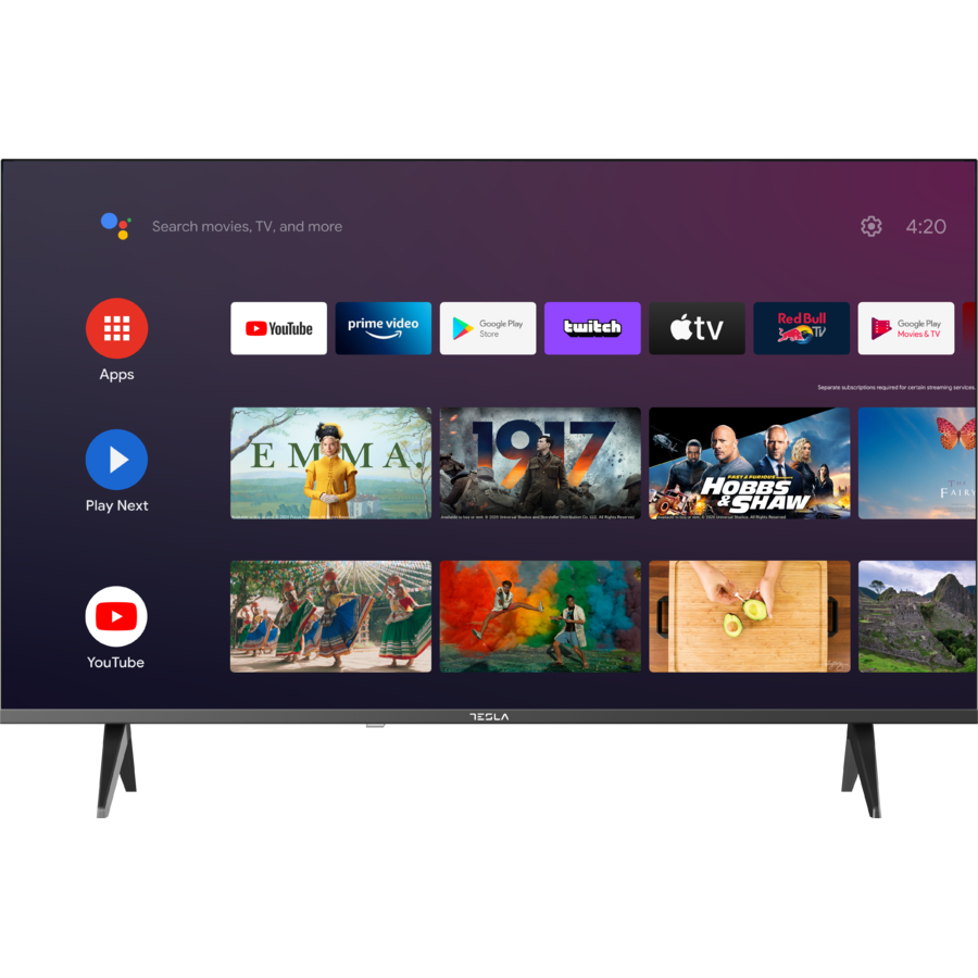 Televizor Smart LED 43E635BFS 109cm 43inch Full HD Frameless Clasa E Negru