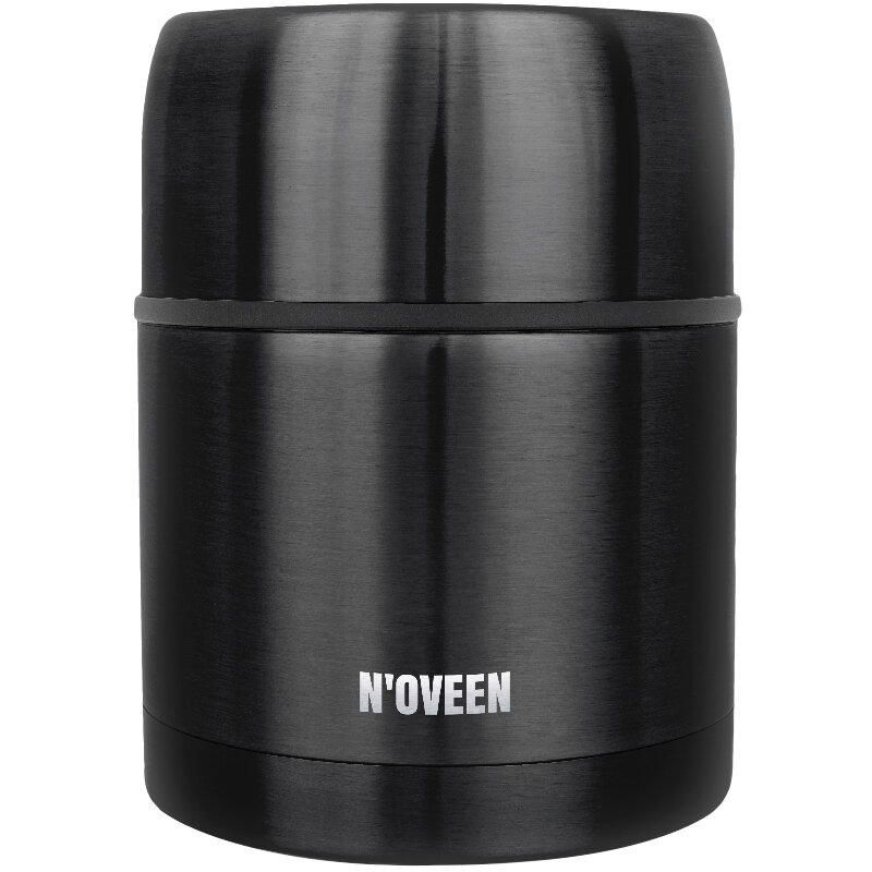 Termos pentru Supa / Mancare TB935 Capacitate 470ML Perete Dublu Inox Husa Transport Negru