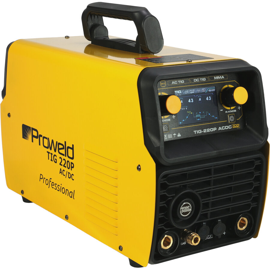 TIG 220P AC/DC Invertor sudura profesional Puls TIG Aluminiu, MMA