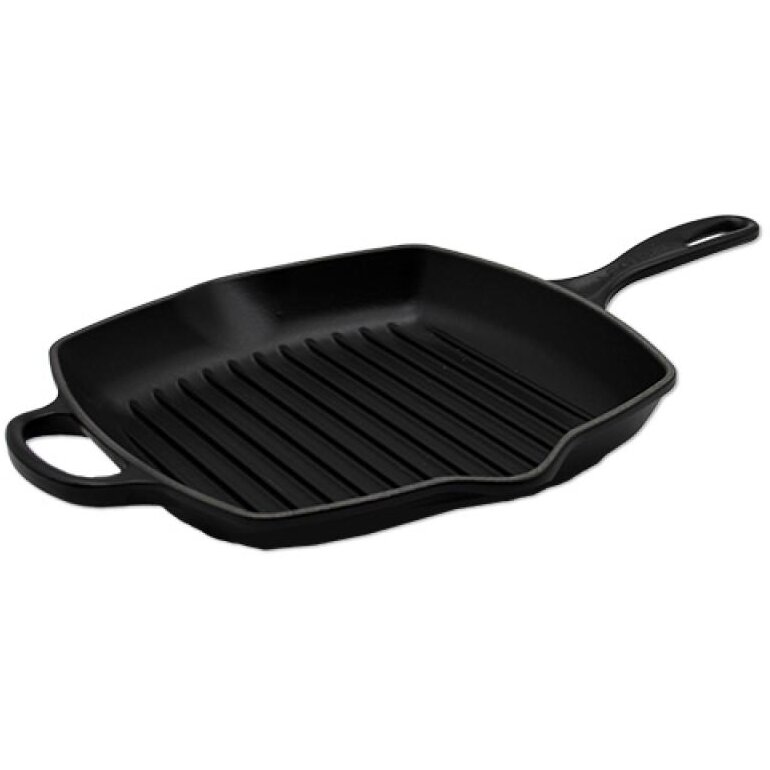 Tigai Signature Square Grill Pan 26Cm Negru Satinat
