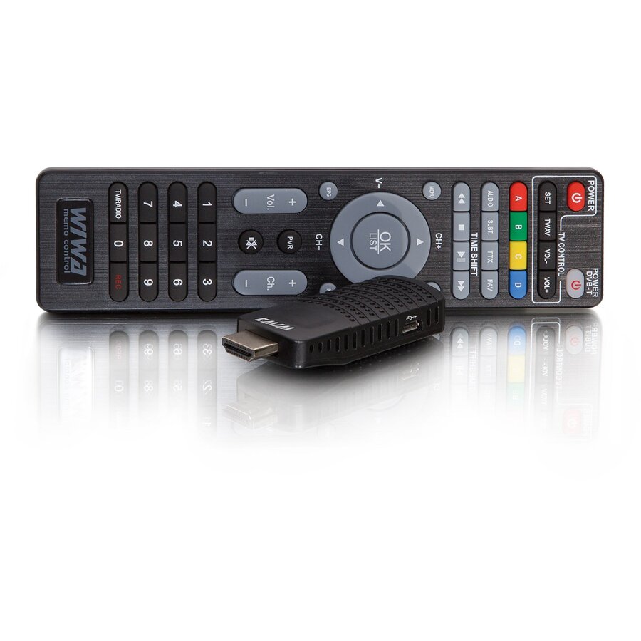 Tuner TV DVB-T/T2 H.265 MINI Negru