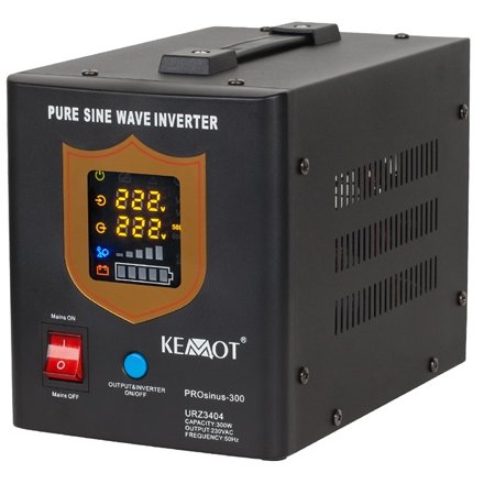 UPS pentru centrale termice Sinus Pur 500VA/300W 12V Negru