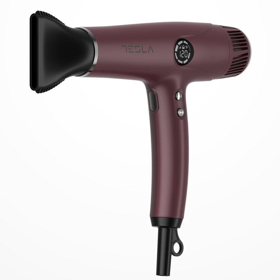 Uscator de Par DRH500BBD Functie Ionica Display LED 2200W Burgundy