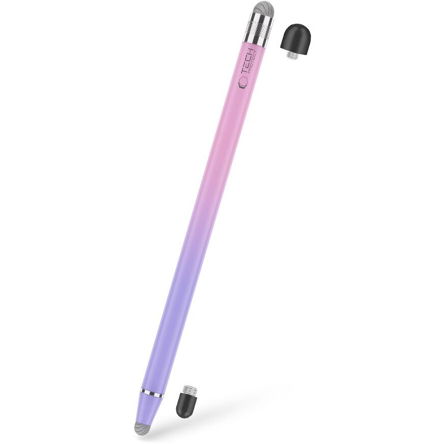 USP100 pentru desen si scriere de mana, 2 seturi de varfuri, Roz/Mov