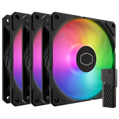 Ventilator 3-in-1 SickleFlow Edge 120 ARGB Negru