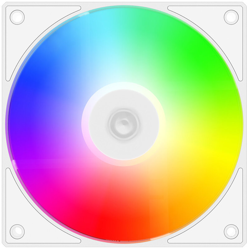 Ventilator Carcasa AS-120 120MM Iluminare aRGB Alb