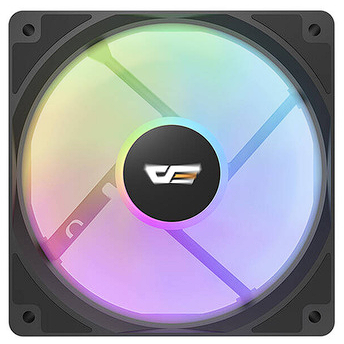 Ventilator Carcasa CL12 LED 120mm  12V 4-Pin Hydro-Bearing 25.52dBA 52.46CFM 1200RPM  Negru