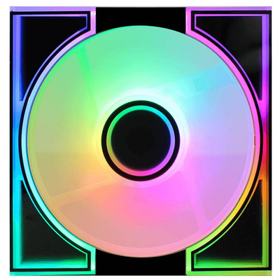 Ventilator Carcasa DM8 ARGB   48.32CFM 27.5dBA  PWM  1600RPM Negru