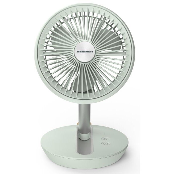 Ventilator HMF-LC4000GR Pliabil 4 Trepte Viteza Control Digital Baterie 4000mAh Verde