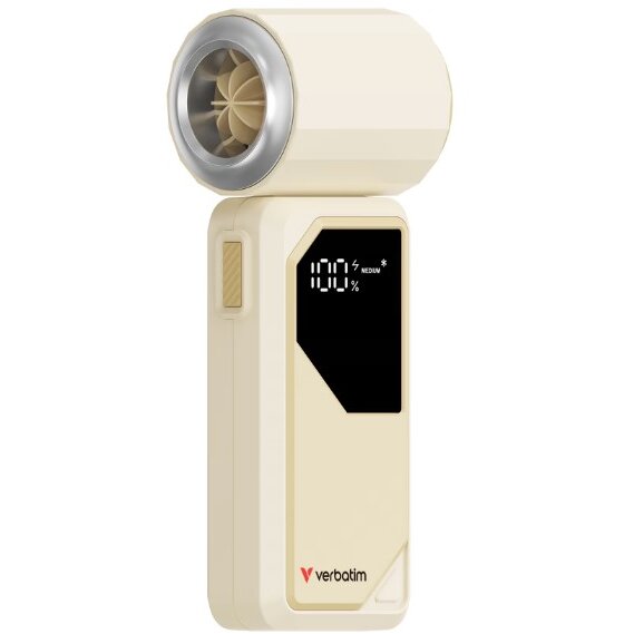 Ventilator Portabil 4000mAh 20000Rpm LED Display Alb/Argintiu