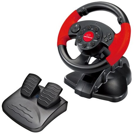 Volan EG103 PC Playstation 2/ Playstation 3 Digital Negru
