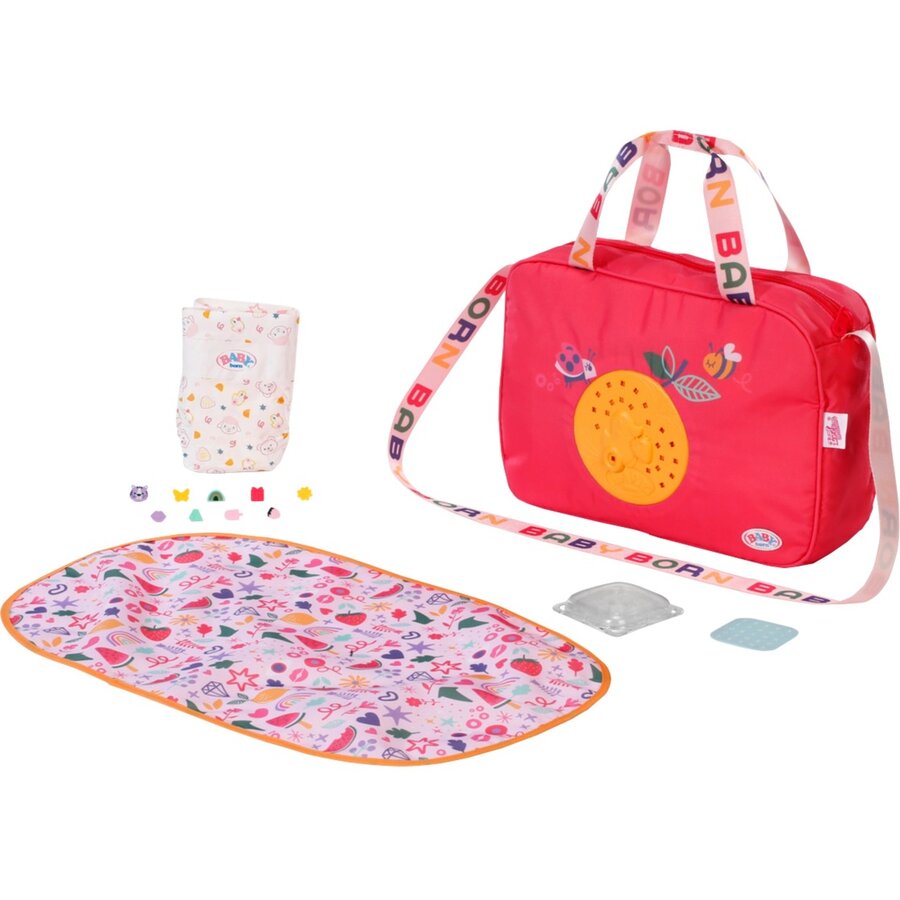 ZAPF Creation BABY born Pinplay Changing Bag, Doll Accessories