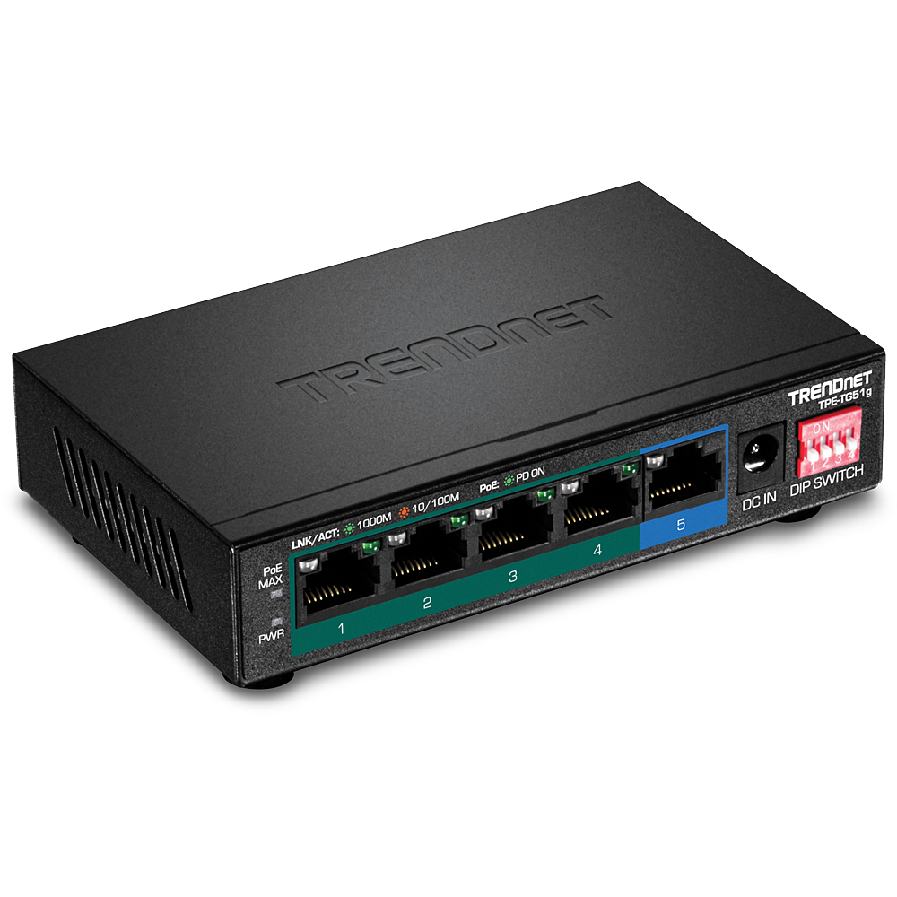  5-Port Gbit PoE+ 60W