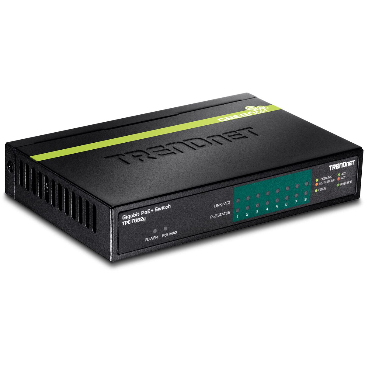  8 Port Gbit PoE+ 61W Metall