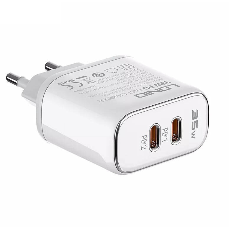 Ładowarka sieciowa  A2528M 2USB-C dla  + Kabel USB-C - Lightning