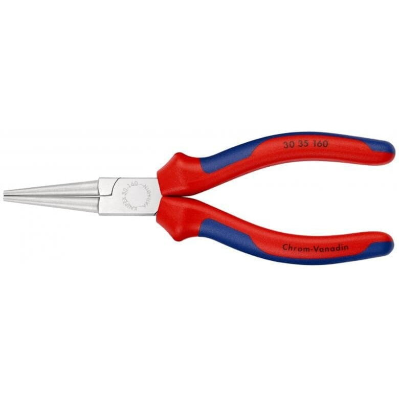 round nose pliers (long nose pliers) 30 35 160 (red/blue, length 160mm)