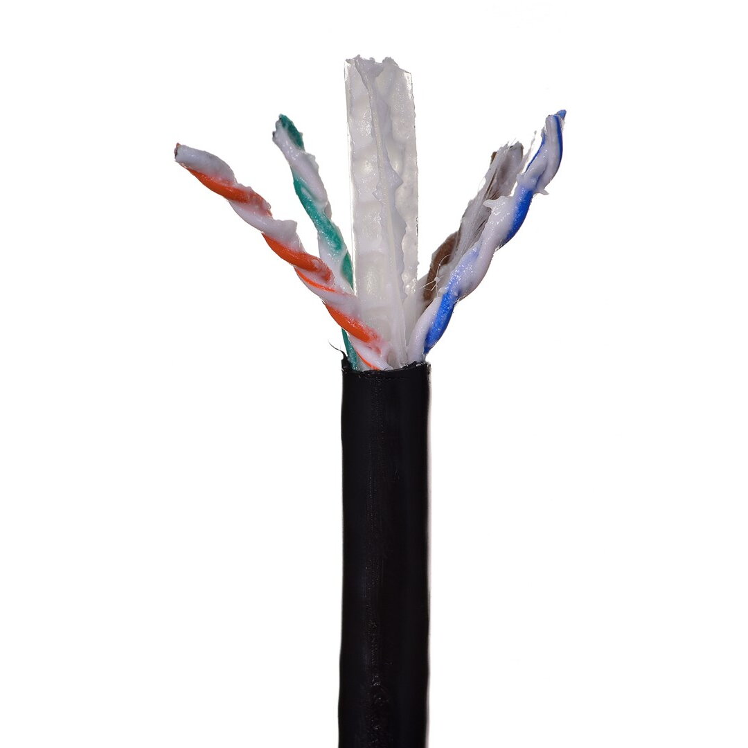  KIU6OUTZ305 networking cable 305 m Cat6 U/UTP (UTP) Black