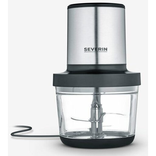  KM 3867 electric food chopper 1 L 400 W Black, Silver, Transparent