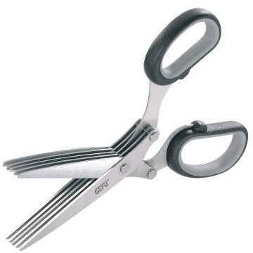 12660 kitchen scissors 191 mm Black, Stainless steel Herb