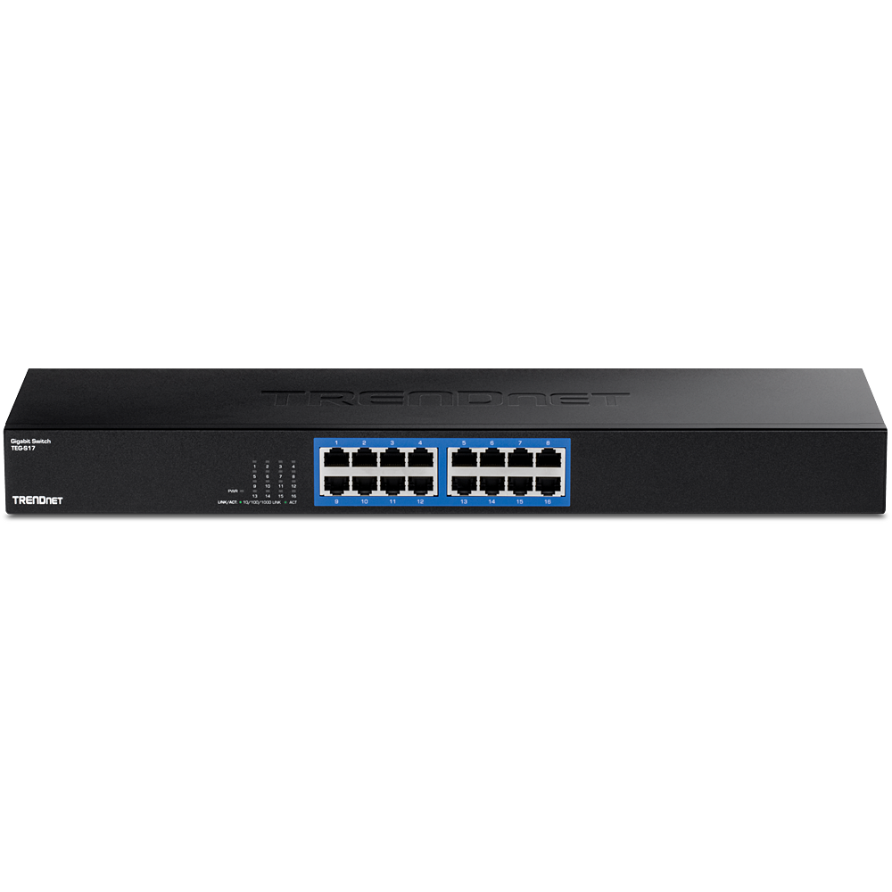 16 Port Gbit 19 Metall