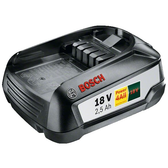 Acumulator 1600A005B0 PBA 18V 2.5Ah W-B pentru Scule Bosch Negru