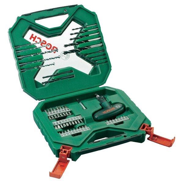 2607010610 - Set accesorii insurubare si burghie mixte, 54 bucati 