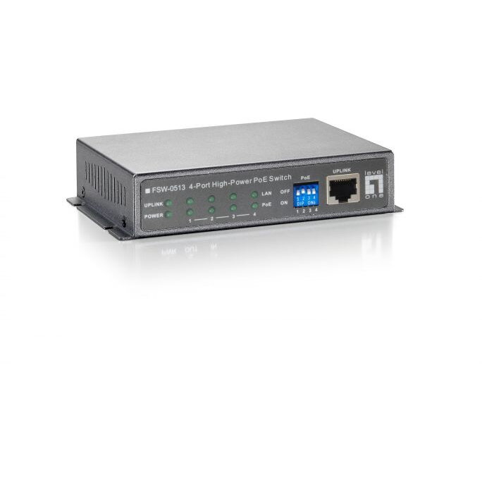 4x FE FSW-0513 1xFE 120W  4xPoE+