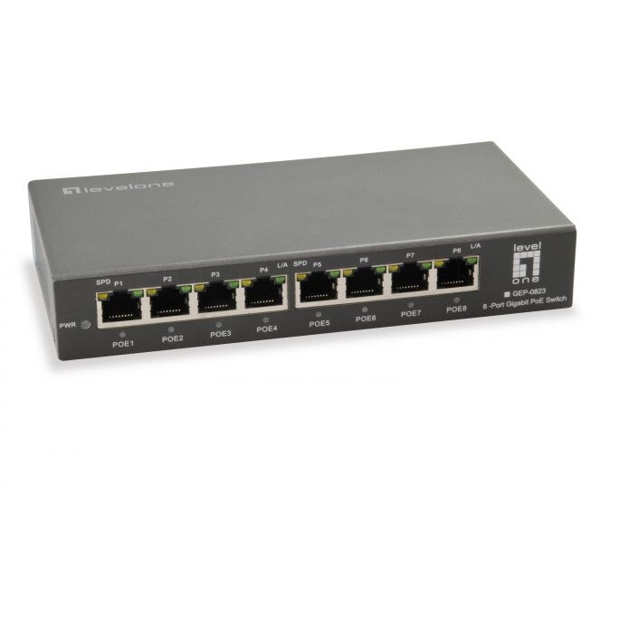 8x GE GEP-0823 120W  8xPoE+