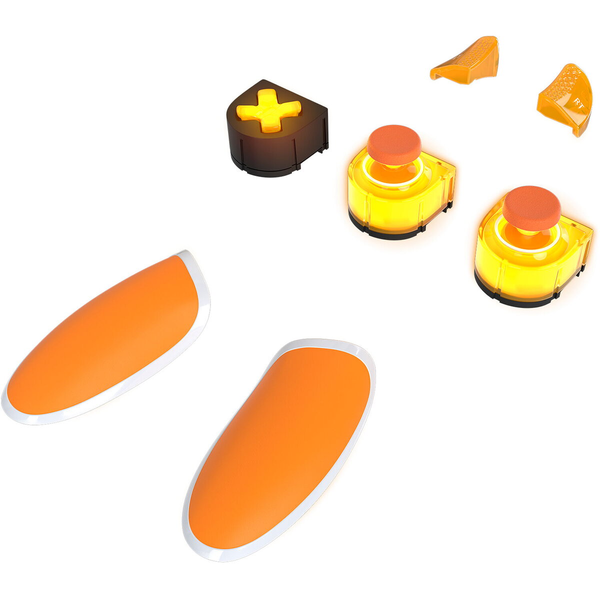 Accesoriu gaming AddOn Gamepad eswap X LED ORANGE CRYSTAL P.(XBOX/PC) 