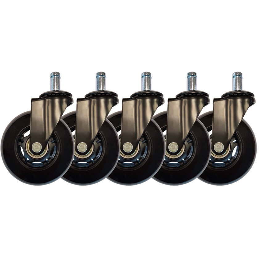 Accesoriu gaming caster black (pack of 5)