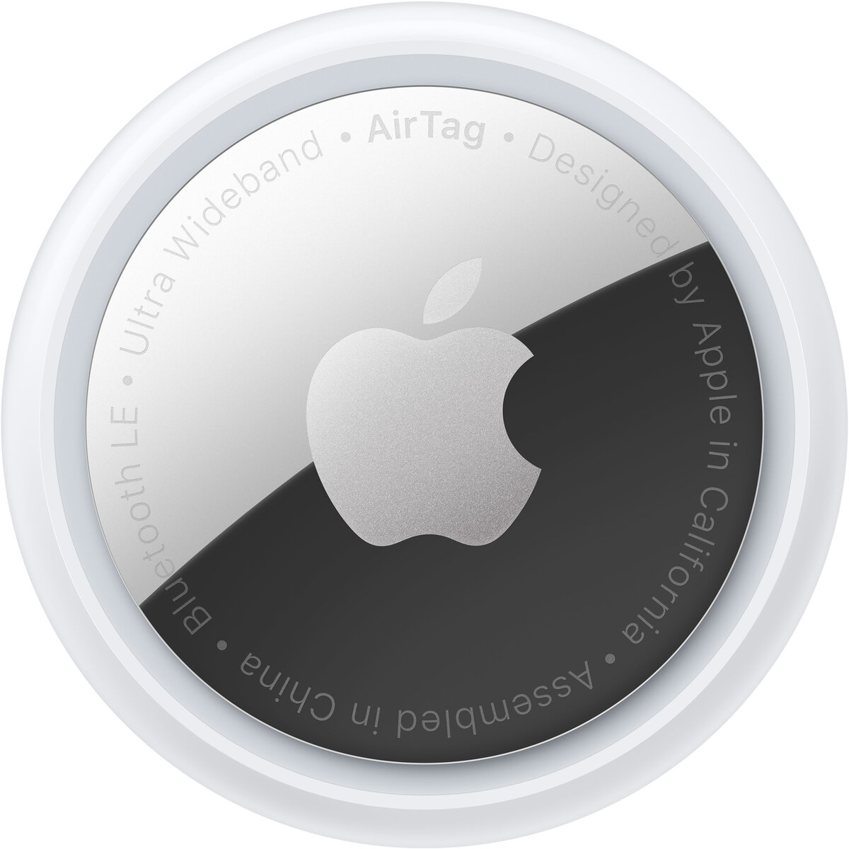 Accesoriu GSM Apple AirTag Bluetooth Silver, White
