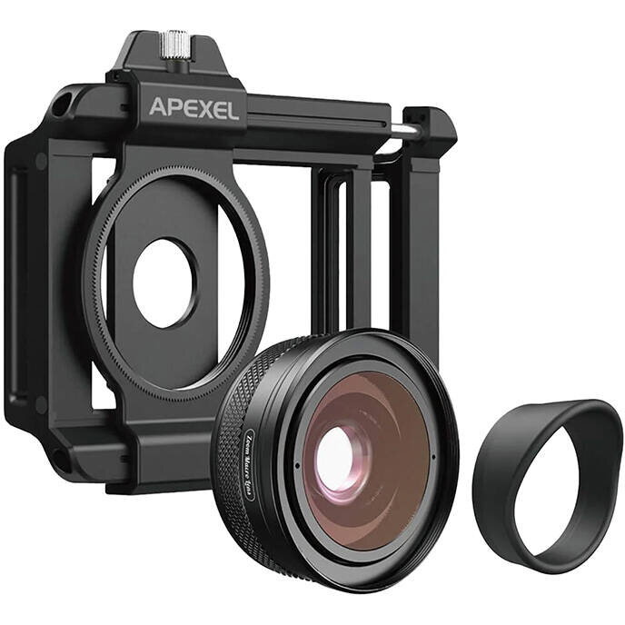 Accesoriu GSM Macro Lens 10-20x for Smartphone Apexel ZM-100, F1.05