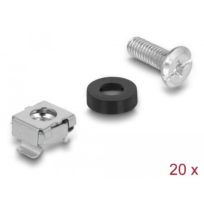 Accesoriu Retea 19 Set montare raft 20 bucăți