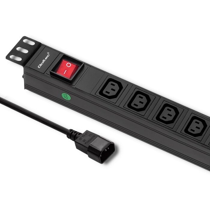 Accesoriu Retea 53998 Power strip for RACK 19 | 1U | 10A | PDU | 8xIEC C13 | 2m