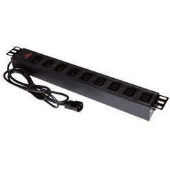 Accesoriu Retea Alantec PZ010 power extension 1.8 m 9 AC outlet(s) Indoor Black