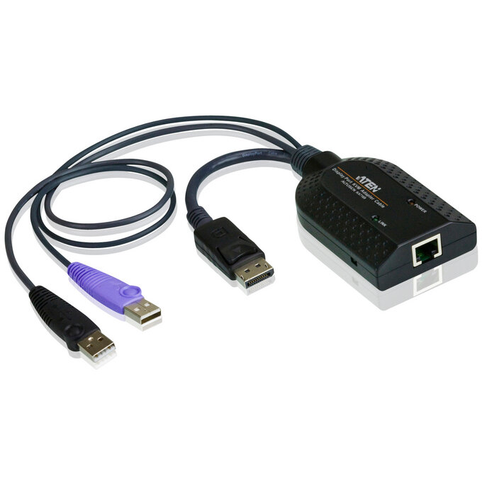 Accesoriu Retea ALTUSEN DisplayPort USB Virtual Media KVM Adapter Cable with Smart Card Reader