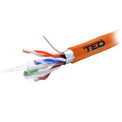 Accesoriu Retea CABLU FTP CAT 6 CUPRU 0.56MM LSZH 305M 