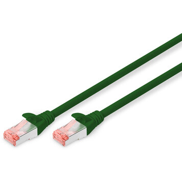 Accesoriu Retea Cablu Retea DIGITUS  - 5 m - green, RAL 6016