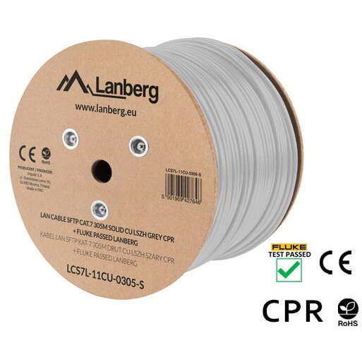 Accesoriu Retea Cablu SFTP Cat.7 CU305m wire LCS7L-11CU-0305-S