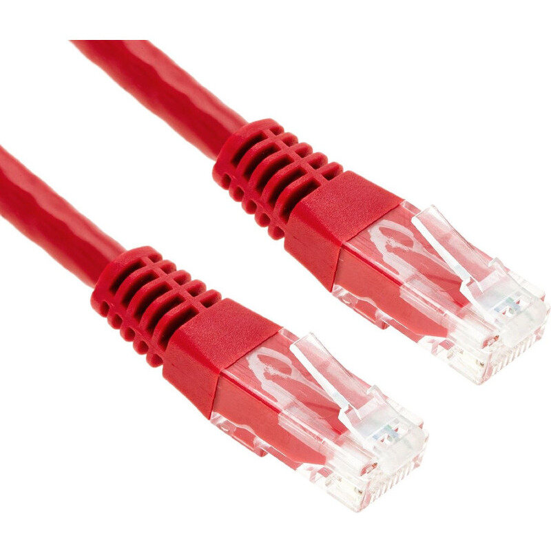 Patchcord UTP Cat 5e 5m Red