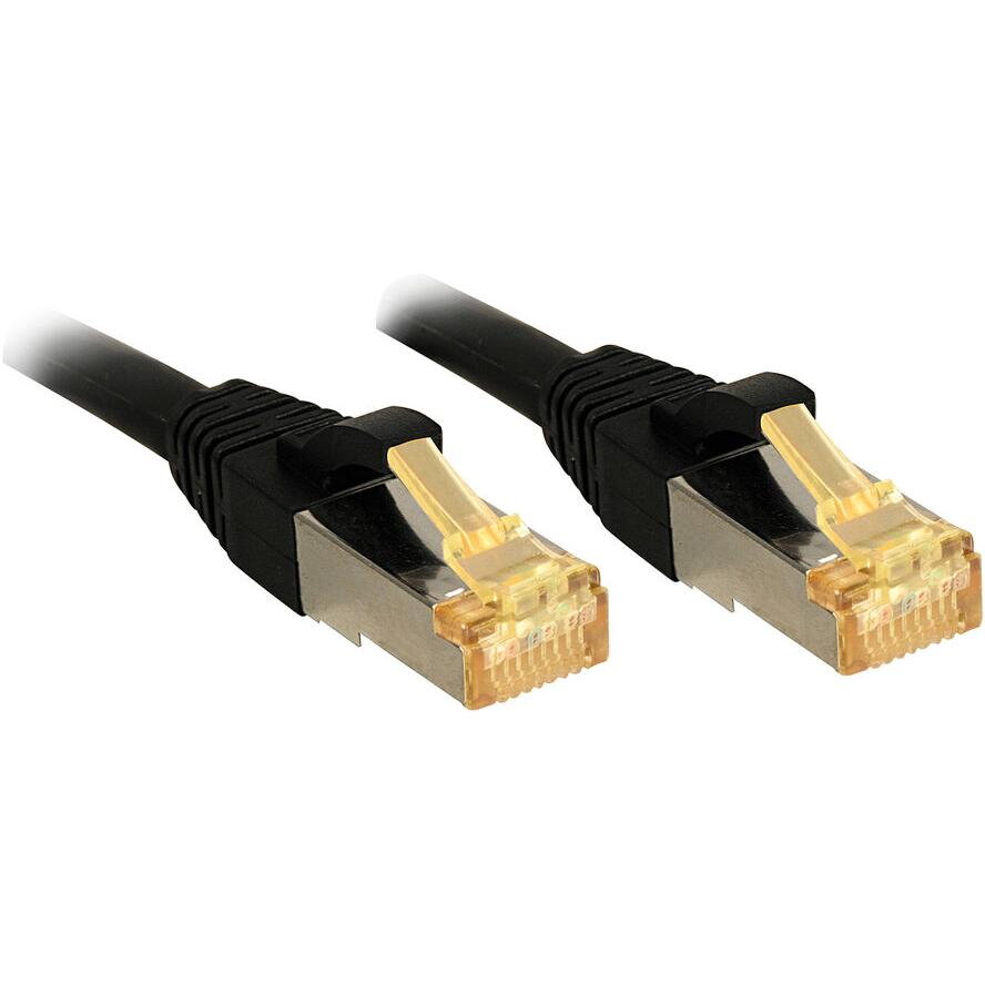 Accesoriu Retea Cat6A S/FTP LSOH Cat7 Negru 20m