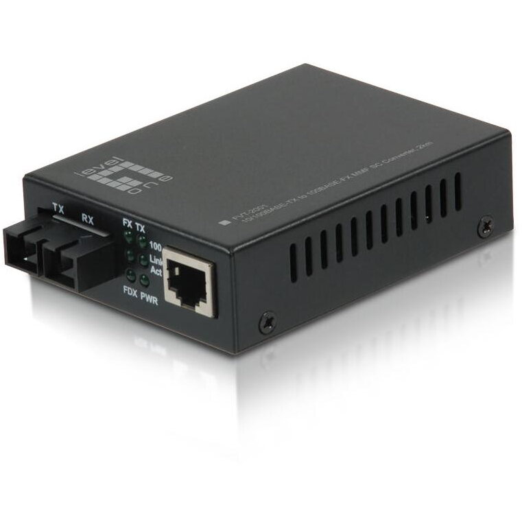 Accesoriu Retea Convertor FVT-2001 10/100TX>100FX SC MM 2km